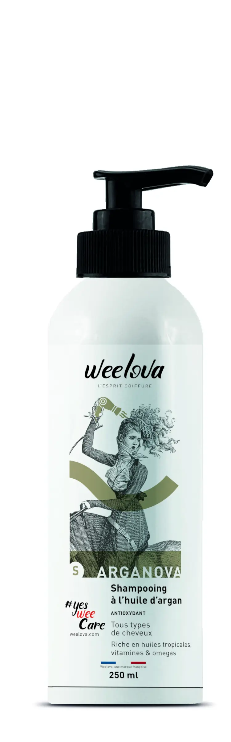 ARGANOVA Shampooing à l'huile d'argan - 250 ml