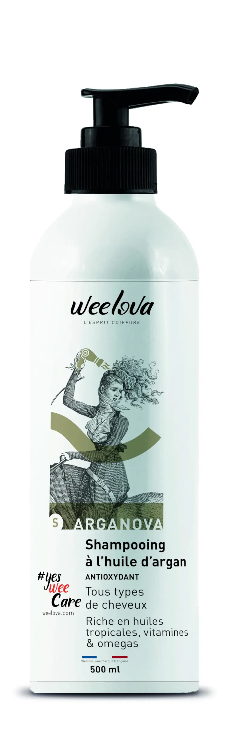 ARGANOVA Shampooing à l'huile d'argan - 500 ml