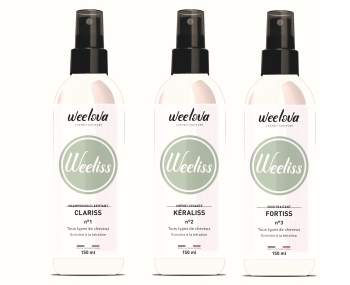 KIT DE LISSAGE WEELISS KERALISS 3 PRODUITS (CHEVEUX NATURELS ET COLORES)